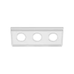 Spot No Frame Recuado Retangular 3 Mr16 Branco Luminatti