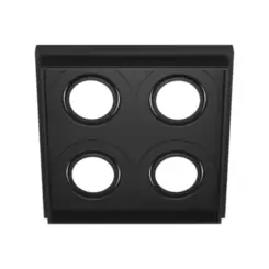 Spot No Frame Recuado Quadrado 4 Mr16 Preto Luminatti
