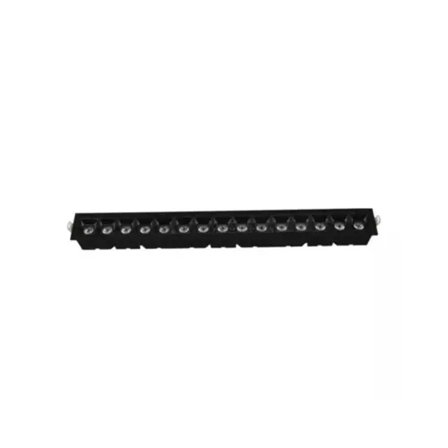 Luminaria De Led 15 Spots De Embutir 30W 2700K Preto Luminatti