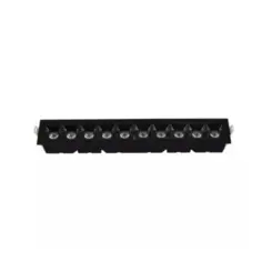 Luminaria De Led 10 Spots De Embutir 20w 4000K Preto Luminatti