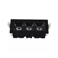 Luminaria De Embutir Dot Light 3P 6W 2700K 252Lm 15° PT Luminatti