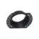Spot Hub No Frame Recuado Redondo Ar70 Preto Luminatti