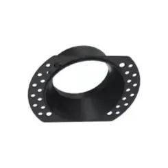 Spot Hub No Frame Recuado Redondo Mr16 Preto Luminatti