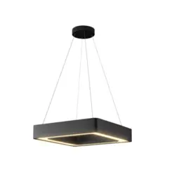 Pendente Vuotto 37W Led Preto 3000K Orluce
