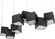 Pendente Sogno 47W Led Preto 3000K Orluce