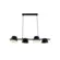 Pendente Cupula 4Xg9 Preto Fosco Orluce