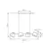 Pendente Cupula 4Xg9 Preto Fosco Orluce