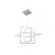 Pendente Quadra Led 34W 3000K Branco Fosco Orluce