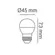 Lampada Led Bolinha 6W Ambar Bivolt Luminatti
