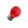 Lampada Led Bolinha 6W Vermelha Bivolt Luminatti