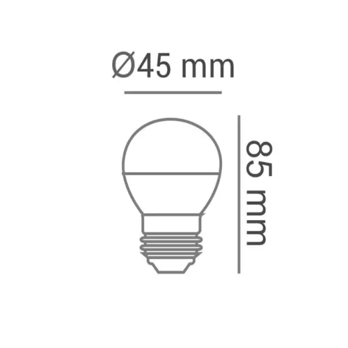 Lampada Led Bolinha 1W Roxo Bivolt Luminatti