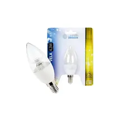 Lampada Vela Transparente 4,3W 2700K E14 Dimerizavel Bivolt Luminatti