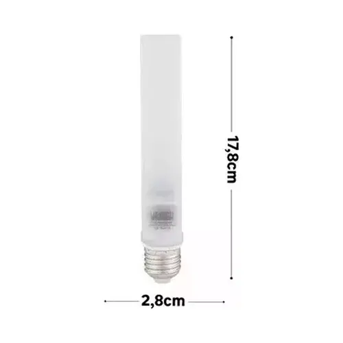 Lampada Led PL 10W 6000K Bivolt Luminatti