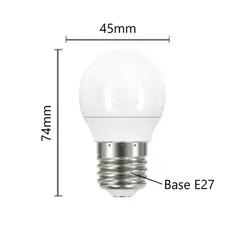 Lampada Led Mini Bulbo Bolinha G45 Led 6W 2700K Luminatti