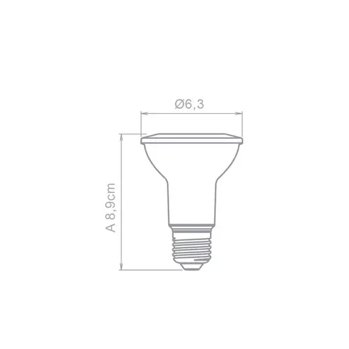 Lampada Led Par20 6W Blue IP65 Bivolt Luminatti