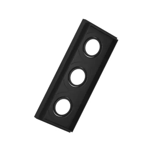 Spot No Frame Recuado Retangular 3 Mr16 Preto Luminatti