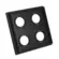 Spot No Frame Recuado Quadrado 4 Par20 Preto Luminatti