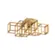 Plafon Arandela Cubbi 46W Led Dourado Branco Quente Orluce