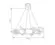 Pendente Circelt Il 66W Led Dourado Branco OR2140 Orluce