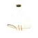 Pendente Cablata 36W Led Dourado 3000K Or1819 Orluce