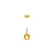 Pendente Inside15cm 1Xg9 Dourado Orluce