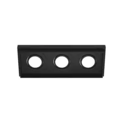 Spot No Frame Recuado Retangular 3 Par20 Preto Luminatti