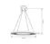Pendente Aurea 54W Led Dourado 3000K Orluce