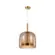 Pendente Dial Led 24W 3000K 22cm Ambar Dourado Orluce