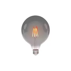 Lampada Led Balloon Led Filamento Fume 4W Luz Ambar Bivolt Luminatti