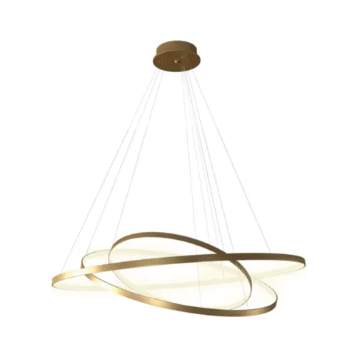 Pendente Farfalla 112W Led Dourado 3000K Orluce