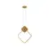 Pendente King l 13W Led Dourado 3000K OR1759 Dourado Orluce
