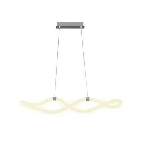 Pendente Twist Led 30W 3500K Cromado Orluce