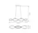 Pendente Twist Led 30W 3500K Cromado Orluce