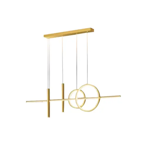 Pendente Zirco I 32W Led Dourado Branco Quente Orluce