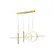 Pendente Zirco I 32W Led Dourado Branco Quente Orluce
