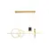 Pendente Zirco Ii 52W Led Dourado Branco Quente Orluce