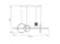 Pendente Zirco Ii 52W Led Dourado Branco Quente Orluce