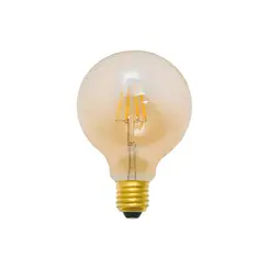 Lampada Led Bulbo Led Filamento 4W Ambar Bivolt Luminatti