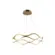 Pendente Wave 46W Led Dourado Branco Quente Orluce