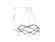 Pendente Wave 46W Led Dourado Branco Quente Orluce