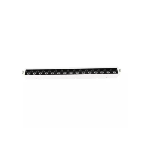 Luminaria De Led 15 Spots De Embutir 30W 4000K Branco Preto Luminatti