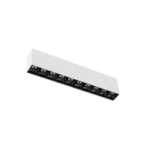 Luminaria De Led 10 Spots De Sobrepor 20W 3000 Branco Luminatti