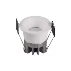 Spot Hub Led Recuado Redondo 3W 3000K 127/22 Branco Luminatti