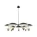 Pendente Ragno 15W Led Preto E Dourado 3000K Orluce