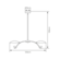 Pendente Ragno 15W Led Preto E Dourado 3000K Orluce