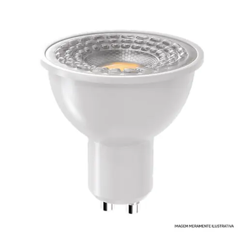 Lampada Led Dicroica Par16 GU10 6W 3000K Bivolt Luminatti