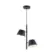 Pendente Cupula 2Xg9 Preto Fosco Orluce