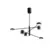 Pendente Vollare 42W Led Preto 3000K Orluce
