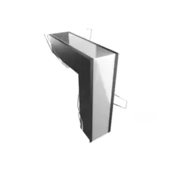 Conector Preto Difusor Branco Positivo Luminatti