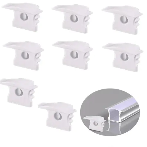 Acabamento Perfil Embutir Branco Luminatti